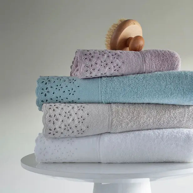 Jogo de Toalhas Crystal Lavabo Rosa 2 peças