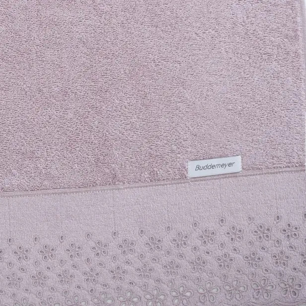 Jogo de Toalhas Crystal Lavabo Rosa 2 peças